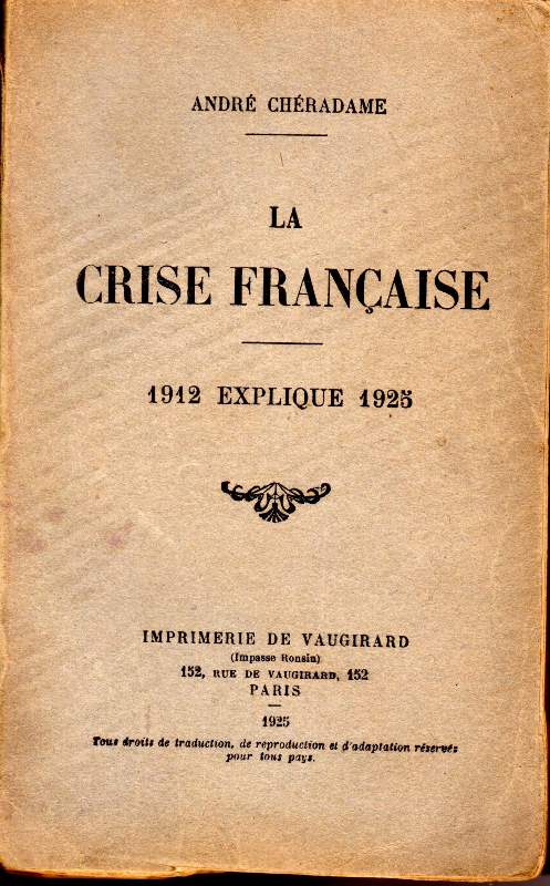 la crise: couverture